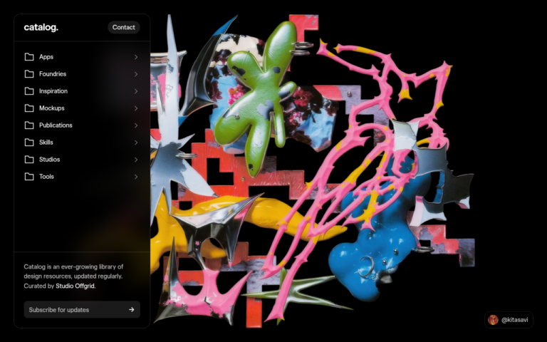 Screenshot of Catalog