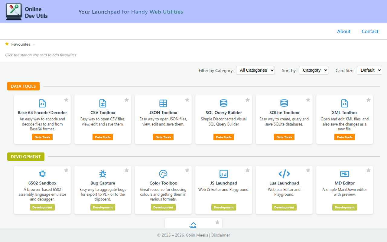 Screenshot of Online Dev Utils