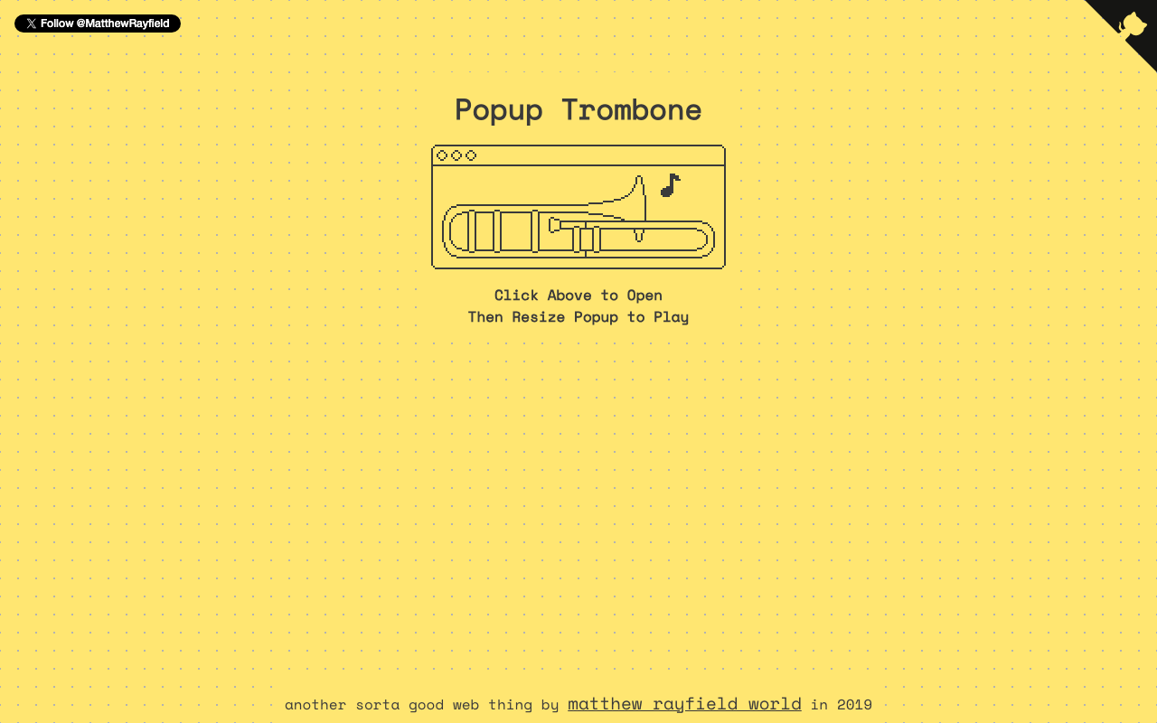 Screenshot of Popup Trombone