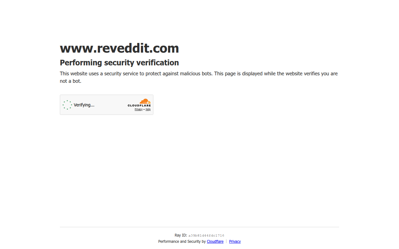 Screenshot of reveddit