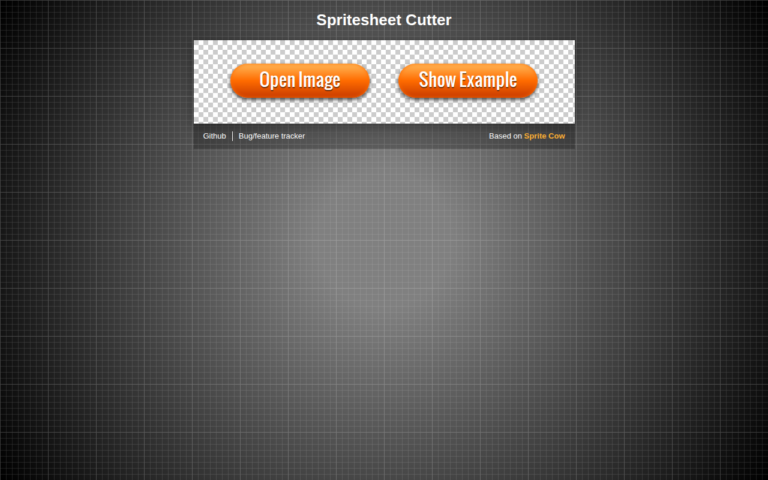 Screenshot of Spritesheet Cutter