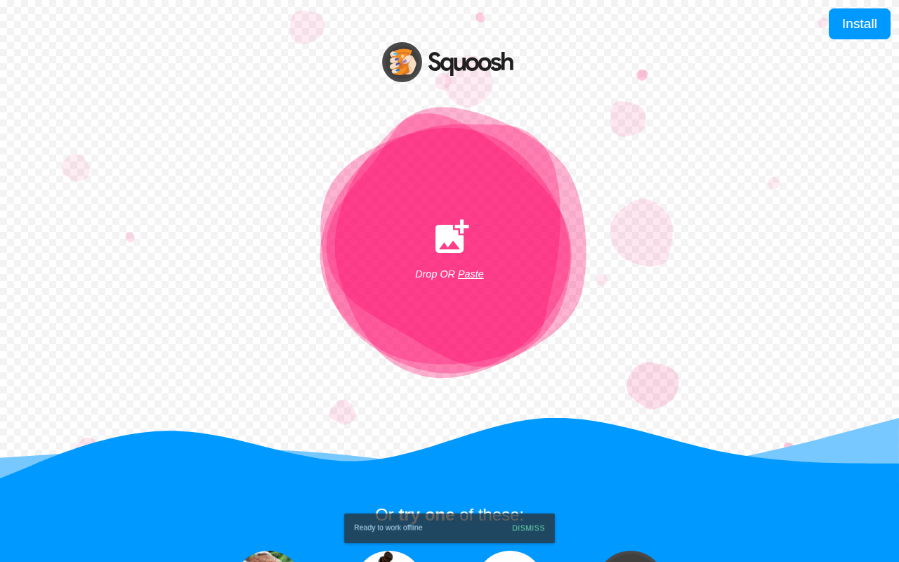 Screenshot of Squoosh