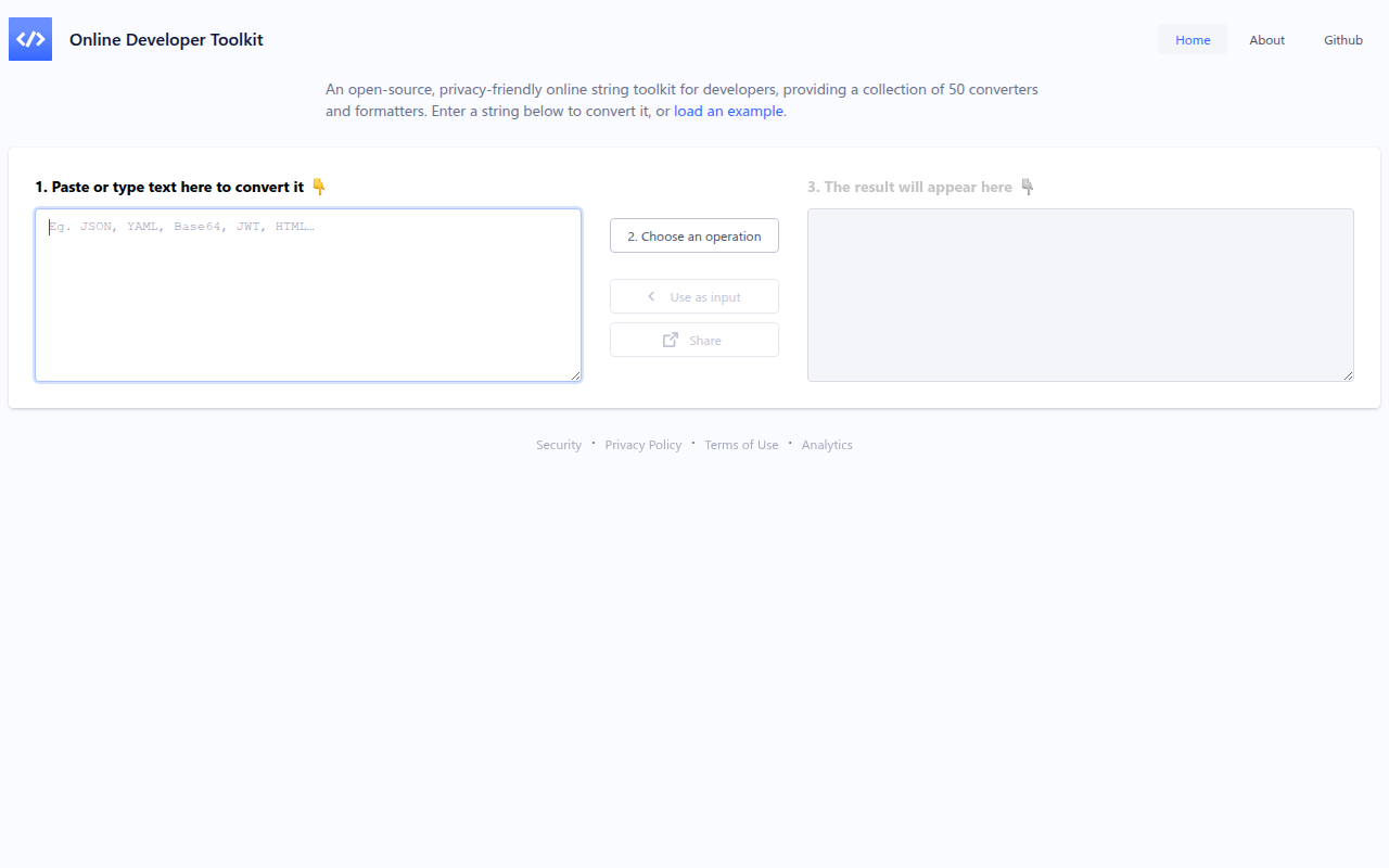 Screenshot of string.is