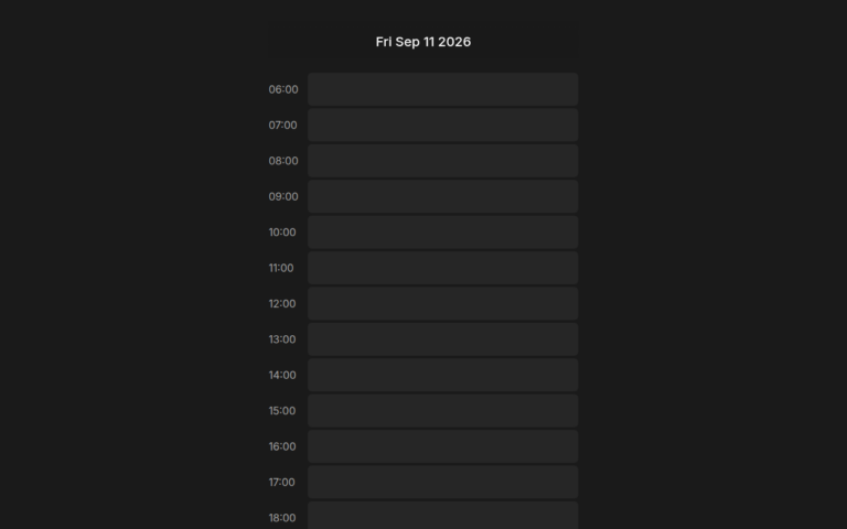 Screenshot of Time blocker