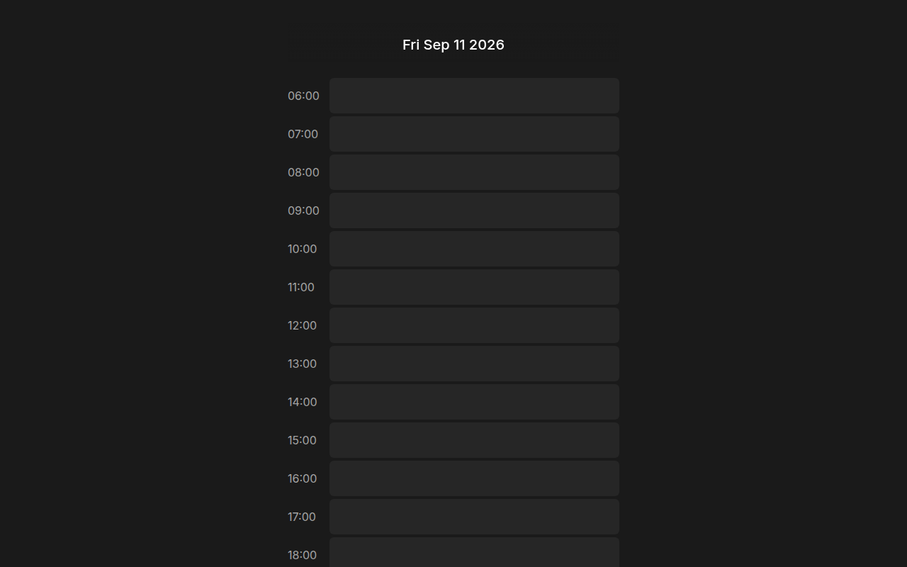 Screenshot of Time blocker