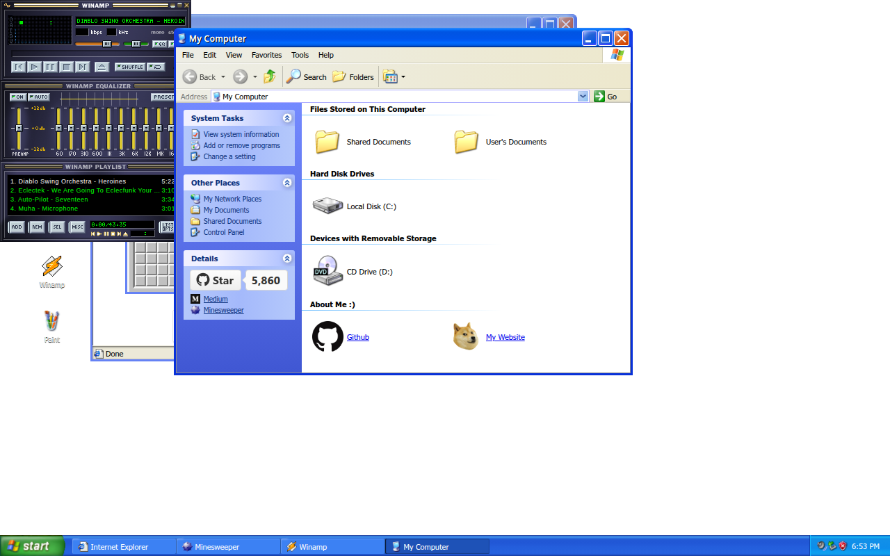 Screenshot of WinXP