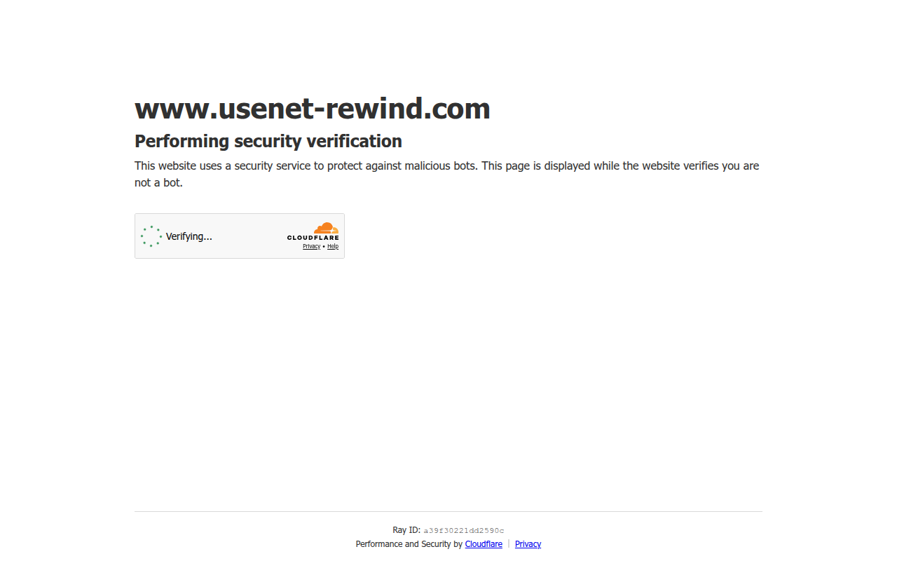 Screenshot of www.usenet-rewind.com